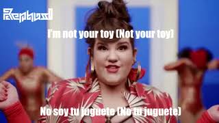 Netta  TOYLYRICS ENGLISH AND SPANISHLetra en Ingles y Español [upl. by Clio]