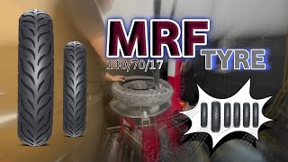 New Tyre MRF 1407017 Installed in Apache RTR 4V  Naimur Creation  2024 [upl. by Desmond]