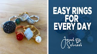 Easy Rings for Every Day  Jewelry 101 [upl. by Salbu]