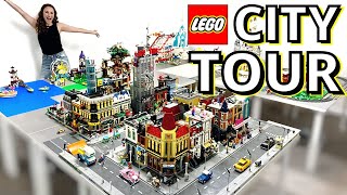 FULL TOUR of my NEW LEGO City [upl. by Elidad]