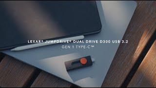 Lexar® JumpDrive® Dual Drive D300 USB 32 Gen 1 TypeC™ [upl. by Afrikah]