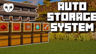 Minecraft Automatic Sorting System  Easy Tutorial 115  116 [upl. by Orest239]