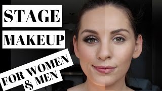 Basic Stage Makeup for Men AND Women [upl. by Jer799]