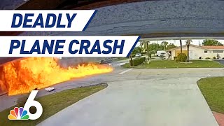 Small Plane Crashes Into Car Killing 2 in Pembroke Pines  NBC 6 [upl. by Lash]