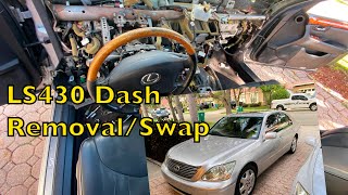 Lexus LS430 Dash Removal  Swap Part 1 [upl. by Haem]