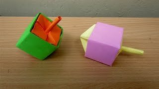 How to Make a Paper Dreidel  Easy Tutorials [upl. by Engen3]