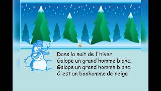 Chanson  Dans la nuit de lhiver ⛄Jacques Prévert [upl. by Endo941]