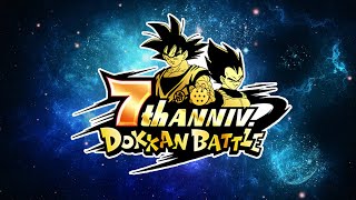 Dragon Ball Z Dokkan Battle  7th Anniversary Title Screen OST Extended [upl. by Airdnaz616]