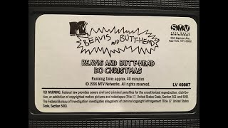 Beavis and Butthead Do Christmas 1996 VHS Opening Edited [upl. by Hourihan]