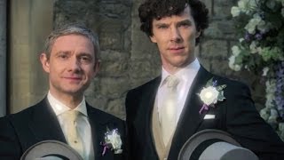 Sherlocks wedding video  Sherlock Series 3  BBC [upl. by Adah460]