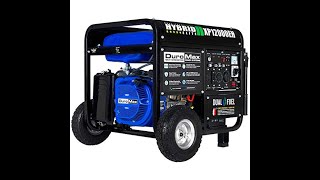 MY WHOLE HOUSE GENERATOR  DuroMax 12000 Max 9500 Running Watts Dual Fuel [upl. by Ethelbert621]