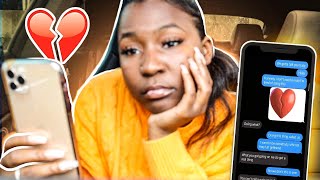 BREAKING UP WITH MY BOYFRIEND OVER TEXT PRANK  BOYFRIEND VS GIRLFRIEND [upl. by Magavern]