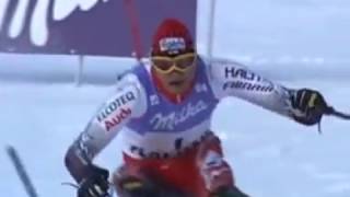 Kalle Palander wins slalom Flachau 2004 [upl. by Sallyann]