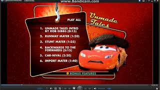 Cars Toon Maters Tall Tales 2010 DVD Menu Walkthrough [upl. by Anim912]