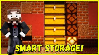 Discover How to Create Epic Storage System Fullness Indicator Lights in Minecraft [upl. by Auahsoj]