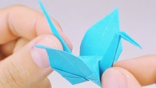 GRULLA de Papel  Origami Fácil  Tutorial [upl. by Swanhildas]