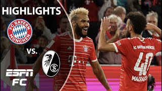 Bayern Munich vs SC Freiburg  Bundesliga Highlights  ESPN FC [upl. by Ydarb]