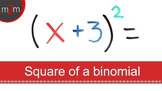 How to SQUARE a BINOMIAL [upl. by Sheley]