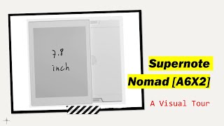 Supernote Nomad A6X2 A Visual Tour [upl. by Natye]