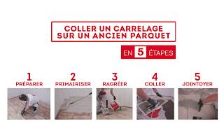 TUTO Comment poser du carrelage sur un ancien parquet [upl. by Ruth]