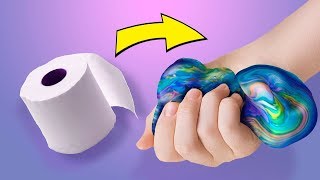 12 INCREÍBLES MANUALIDADES CON SLIME [upl. by Hnahc]