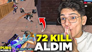 72 KİLL ALDIM YENİ KİLL REKORUM  PUBG MOBİLE [upl. by Darrick869]