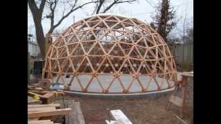 Geodesic Dome Building in a Minute and a Half [upl. by Ille]