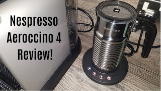 Nespresso Aeroccino 4 Milk Frother Review  Worth upgrading from the Aeroccino 3 [upl. by Attelrahs]