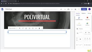 ¿Cómo crear un Portafolio en Google Sites [upl. by Izogn103]