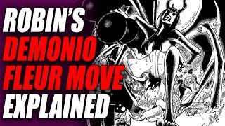 Robins Demonio Fleur Explained  One Piece Chapter 1021 [upl. by Koss]