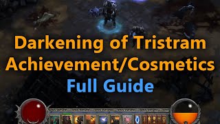 Ultimate Darkening of Tristram Guide  Get all Achievements in 1 Hour Diablo 3 January Event [upl. by Weibel249]