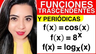 FUNCIONES TRASCENDENTES Y PERIÓDICAS Explicación y ejemplos [upl. by Ainafetse]