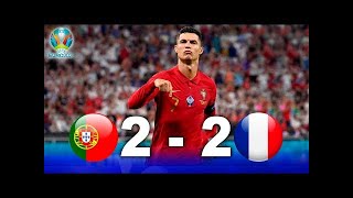 PORTUGAL vs FRANCE 22 EUROCOPA 2020 [upl. by Ailices]