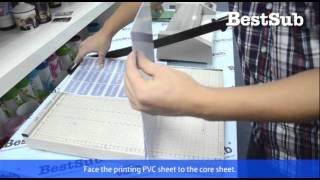 How to print on pvc card from Best Sublimation [upl. by Rosa]