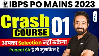 IBPS PO MAINS 2023  Reasoning Crash Course  Part 1  Reasoning by Puneet Sharma [upl. by Muraida]