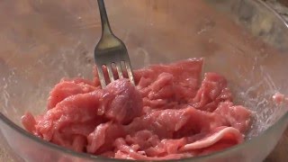 How To Marinate Meat For Stir Fried [upl. by Ramirol]