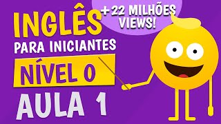 NÍVEL 0  AULA 1  INGLÊS PARA INICIANTES 🟣 [upl. by Nessa]