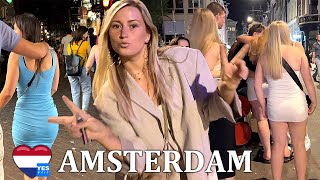 🇳🇱 AMSTERDAM 200 AM NIGHTLIFE DISTRICT NETHERLANDS 2023 FULL TOUR [upl. by Agripina]