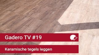 19 Keramische tegels voor buiten leggen  Gadero TV [upl. by Irrej429]