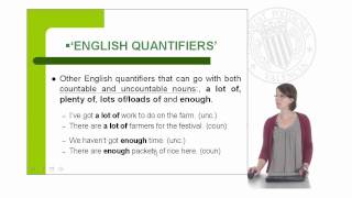 Countable uncountable nouns and quantifiers   UPV [upl. by Nauj]