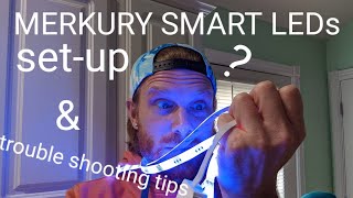 Merkury Smart LED light strip unboxing and how to set up [upl. by Mansur31]