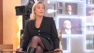 En aparté avec Marine Le Pen le 06032007 [upl. by Weylin429]