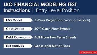 LBO Case Study Instructions  Entry Level Position in Private Equity [upl. by Alacim]