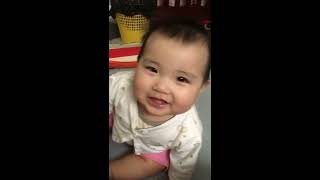 8 months old baby talking [upl. by Mendie]