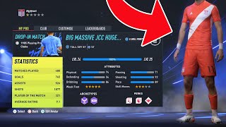 FIFA 22 Pro Clubs Best TALL STRIKER Build TraitsTips [upl. by Lauraine]