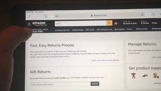 How to display a list of your Returns in Amazon instead of finding individual orders Update in Desc [upl. by Adniroc201]