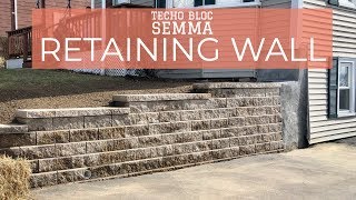 Techo Bloc Semma Retaining Wall [upl. by Tlok14]