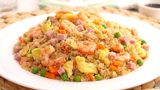 Quinoa al estilo Arroz Frito 3 Delicias muy fácil y súper deliciosa [upl. by Anerok239]