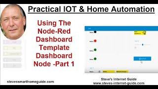 Using The NodeRed Template UI Node or Widget [upl. by Refannej]