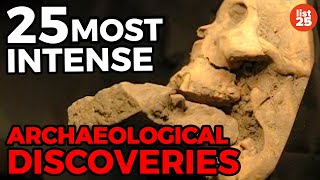 25 Most INTENSE Archaeological Discoveries In Human History [upl. by Kucik645]